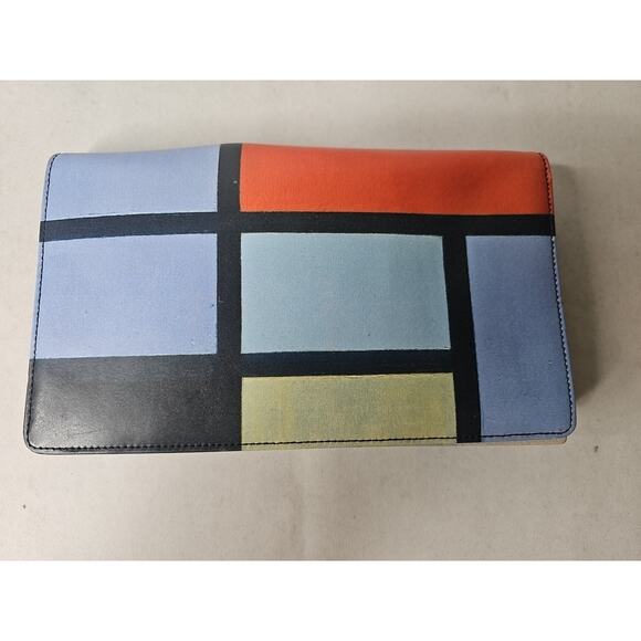 The Met Museum Modern Art Mondrian Crossbody Clutch Shoulder Bag - Picture 1 of 16